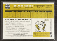 Load image into Gallery viewer, 2009 Topps Heritage Chrome Orlando Hudson Black Refractor SSP 54/60 CHR169