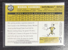 Load image into Gallery viewer, 2009 Topps Heritage Chrome Michael Saunders Black Refractor SSP 59/60 CHR125
