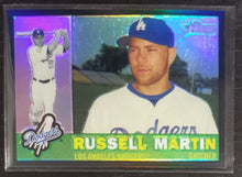 Load image into Gallery viewer, 2009 Topps Heritage Chrome Russell Martin Black Refractor SSP 15/60 C55