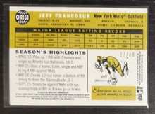 Load image into Gallery viewer, 2009 Topps Heritage Chrome Jeff Francoeur Black Refractor SSP 17/60 CHR158