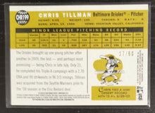Load image into Gallery viewer, 2009 Topps Heritage Chrome Chris Tillman Black Refractor SSP 17/60 CHR199
