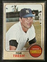 Load image into Gallery viewer, 1968 Topps Baseball Cards Tom Tresh New York Yankees #69
