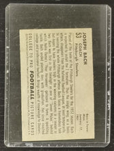 Load image into Gallery viewer, 1952 Bowman Joseph Bach Football Card #53