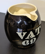 Load image into Gallery viewer, Vintage Pottery Vat 69 Scotch Whiskey Advertising Bar Water Pitcher