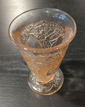 Load image into Gallery viewer, Avocado Pink Tumbler By Indiana Depression Sweet Pear Glass x 2