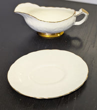 Load image into Gallery viewer, 1970s Aynsley Golden Crocus Gravy Boat & Stand