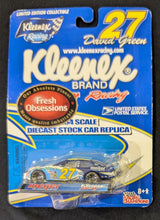 Load image into Gallery viewer, Kleenex Racing #27 car David Green Kleenex 1:64 Scale Diecast SEALED