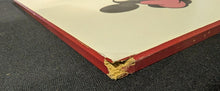 Load image into Gallery viewer, Walt Disney Minnie Mouse 13x19" Poster Print on Red Outline Hard wood Board