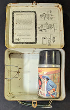 Load image into Gallery viewer, 1958 Aladdin Zorro Lunchbox With Thermos
