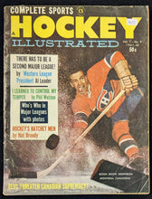 Load image into Gallery viewer, 1961-62 Hockey Illustrated Magazine Bernie Geoffrion Cover Vol. 1 #9