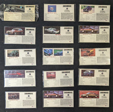 Load image into Gallery viewer, Car And Driver The Cadillac Collection 15 Picture Spec Card Set