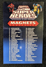 Load image into Gallery viewer, 1996 Marvel Super Heroes Magnets - 5 Magnet Deck