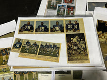 Load image into Gallery viewer, 1956-1960: Vintage Football Newspaper Scrap Collection of 16 pages, in Binder
