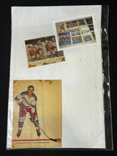 Load image into Gallery viewer, Lot of 2 - Dec 20, 1955: Vintage New York Rangers Hockey Newspaper Scrap Cutoff