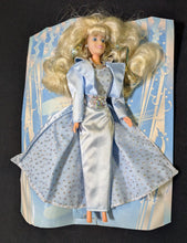 Load image into Gallery viewer, Barbie Doll in Light Blue Gown with Tinsel Hair