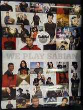 Load image into Gallery viewer, Sabian Cymbals Endorsement 35.5" x 26" Poster