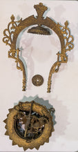 Load image into Gallery viewer, Vintage 1872 Ornate Hanging Oil Lamp Frame Parts