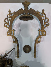 Load image into Gallery viewer, Vintage 1872 Ornate Hanging Oil Lamp Frame Parts