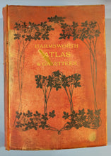Load image into Gallery viewer, Antique Harmsworth Atlas & Gazetteer - Maps Geography