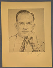 Load image into Gallery viewer, Senator J. William Fulbright Print With Facsimile Signature