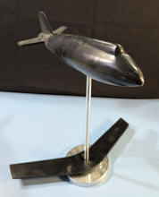 Load image into Gallery viewer, Vintage Aircraft Wind Tunnel Model on Stand – Aerospace Engineering Display