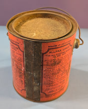 Load image into Gallery viewer, Vintage Allpax Packing Grease Can - 5 Lbs - Style No 1