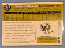 Load image into Gallery viewer, 2009 Topps Heritage Baseball Card - Jordan Zimmermann - CHR159 (C)