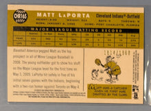 Load image into Gallery viewer, 2009 Topps Heritage Chrome Baseball Card - Matt LaPorta - CHR165