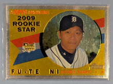 Load image into Gallery viewer, 2009 Topps Heritage Chrome Baseball Rookie Card - Fu-Te Ni - CHR184