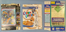 Load image into Gallery viewer, Lot 5 Vintage Cereal Boxes Gretzky Hockey Batman Blue Jays 1990s Frosted Flakes
