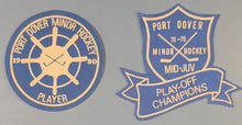 Load image into Gallery viewer, Vintage Port Stanley Minor Hockey & Arena Staff Patches Lot