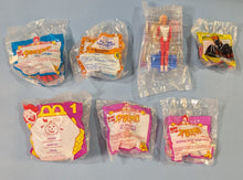 Load image into Gallery viewer, Sealed Spider-Man McDonald's Happy Meal Toys Lot of 7 Vintage Collectibles