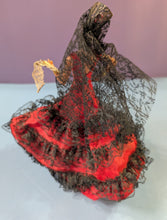 Load image into Gallery viewer, Vintage Marin Chiclana Flamenco Doll Spain Red Dress Lace Handmade Figurine