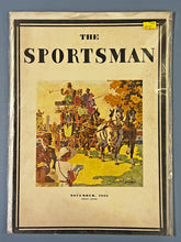 Load image into Gallery viewer, The Sportsman Magazine November 1933 Harold Brett Cover