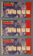 Load image into Gallery viewer, 1999 Grand Prix Air Canada Montreal F1 Ticket Stubs - Friday, Saturday, Sunday