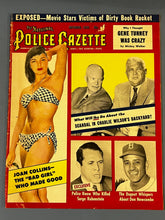 Load image into Gallery viewer, The National Police Gazette Magazine October 1955 Joan Collins Ike Wilson