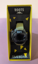 Load image into Gallery viewer, Roots Timebeam Digital Watch with Flash Beam in Yellow Box