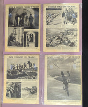 Load image into Gallery viewer, Lot of 4 Vintage "The WAR" Weekly Magazines - #6, #8, #10, #18