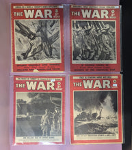 Load image into Gallery viewer, Lot of 4 Vintage "The War" & "The War Pictorial" WWII Magazines