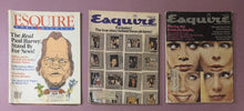 Load image into Gallery viewer, Lot of 3 Vintage Esquire Magazines - Nov 1978, Mar 1972, Apr 1973 Issues