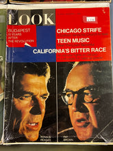 Load image into Gallery viewer, Lot of 4 LOOK Magazines 1966 - Washington, Sinatra, Palmer, Reagan Covers