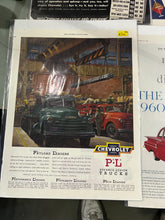 Load image into Gallery viewer, Lot of 10 Vintage Chevrolet Magazine Print Ads - Various Models & Years