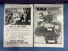 Load image into Gallery viewer, Vintage OXO Ads "The Sphere" Magazine 1914 & 1917 WW1 Era Lot of 2