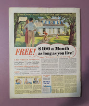 Load image into Gallery viewer, Woman's Home Companion Magazine February 1941 Kitten Piano Cover Vintage