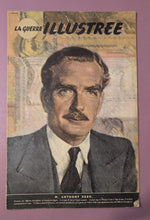 Load image into Gallery viewer, LA GUERRE ILLUSTREE Magazine M. ANTHONY EDEN WW2 Era French Publication