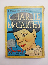 Load image into Gallery viewer, 1938 Edgar Bergen's Charlie McCarthy Rummy Card Game No.3931