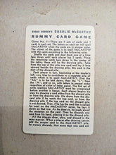 Load image into Gallery viewer, 1938 Edgar Bergen's Charlie McCarthy Rummy Card Game No.3931
