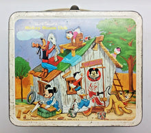 Load image into Gallery viewer, 1963 Walt Disney's Mickey Mouse Club Metal Lunchbox and Thermos (Aladdin)