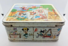 Load image into Gallery viewer, 1963 Walt Disney's Mickey Mouse Club Metal Lunchbox and Thermos (Aladdin)