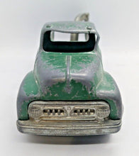 Load image into Gallery viewer, Vintage Hubley 1950’s Metal Wrecker Green Tow Truck 6 3/4" Kiddie Toy # 452 USA